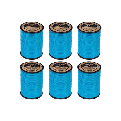 Anchor Spooled Cotton 30 Meters (6 Pack) 0433 Ice Blue