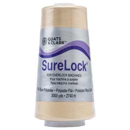 Coats & Clark Surelock Serging Thread (3000 Yards) Bone