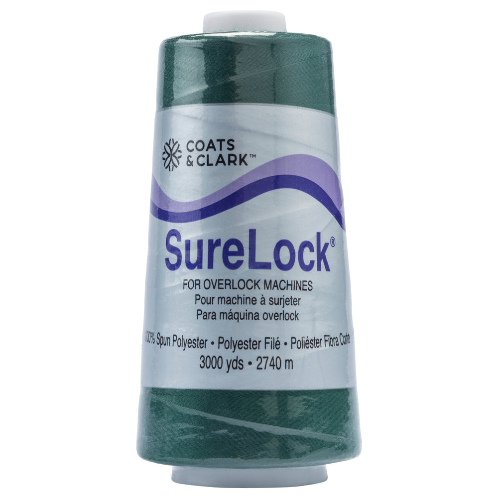 Surelock Green Thread Coats & Clark Surelock Serging Thread (3000 Yards) | Yarnspirations