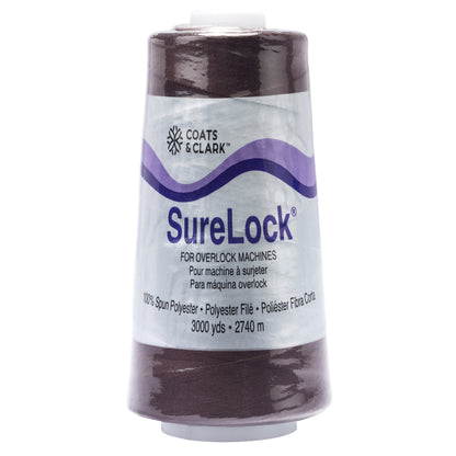Coats & Clark Surelock Serging Thread (3000 Yards) Chona Brown