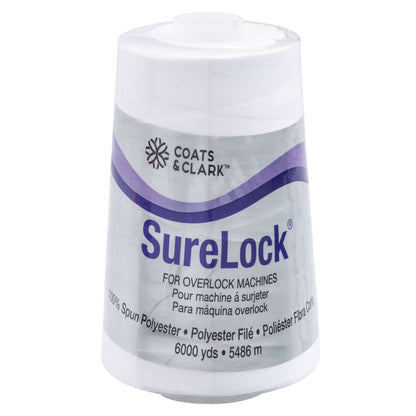 Coats & Clark Surelock Serging Thread (6000 Yards) White