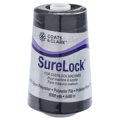 Coats & Clark Surelock Serging Thread (6000 Yards) Black