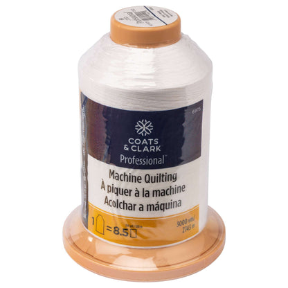 Coats & Clark Professional Machine Quilting Thread (3000 Yards) White