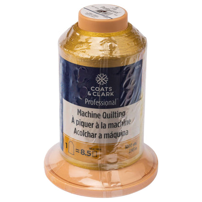 Coats & Clark Professional Machine Quilting Thread (3000 Yards) Temple Gold