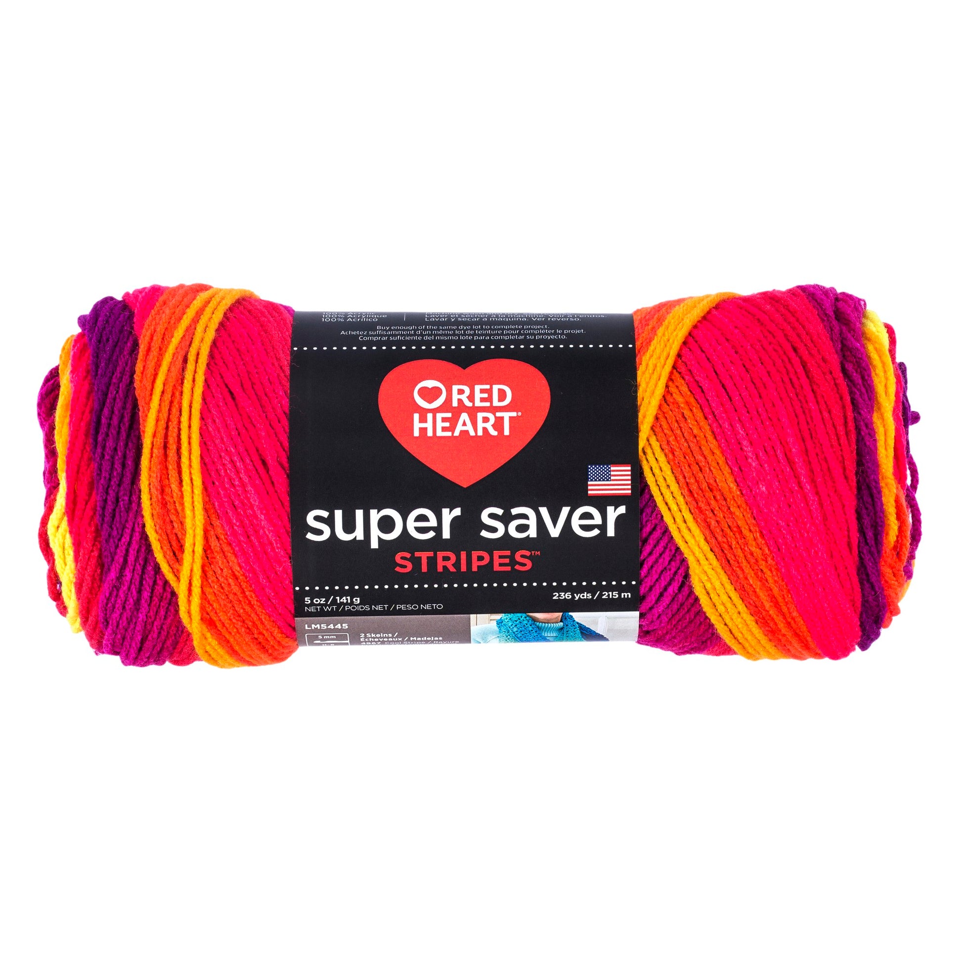 Red Heart Super Saver Yarn Fruity Stripe