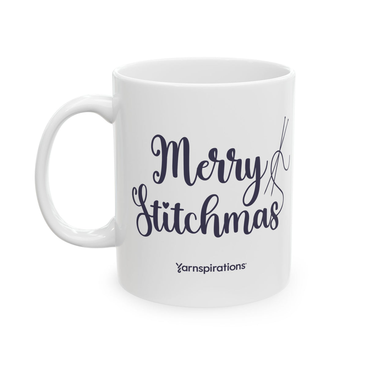 Ceramic File Knitting Holiday Ceramic Mug | Yarnspirations
