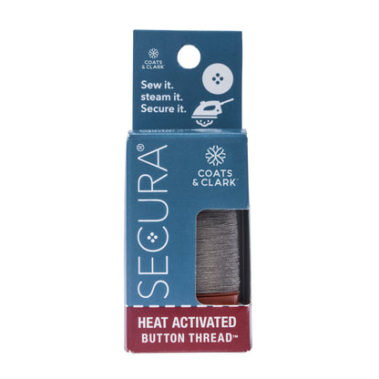 Coats & Clark Secura Heat Activated Button Thread - Clearance Shades Smoke