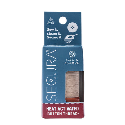 Coats & Clark Secura Heat Activated Button Thread - Clearance Shades Praline