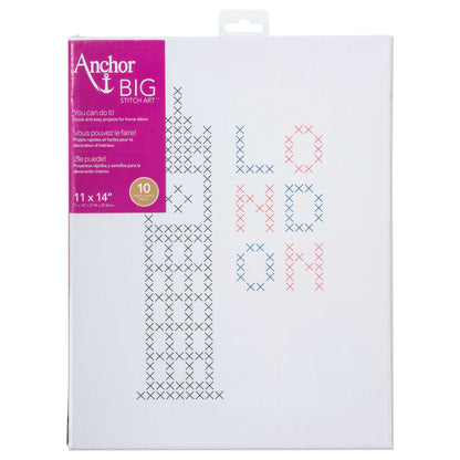 Anchor Big Stitch Art 11" x 14" - Clearance Items Anchor Big Stitch Art 11" x 14" - Clearance Items