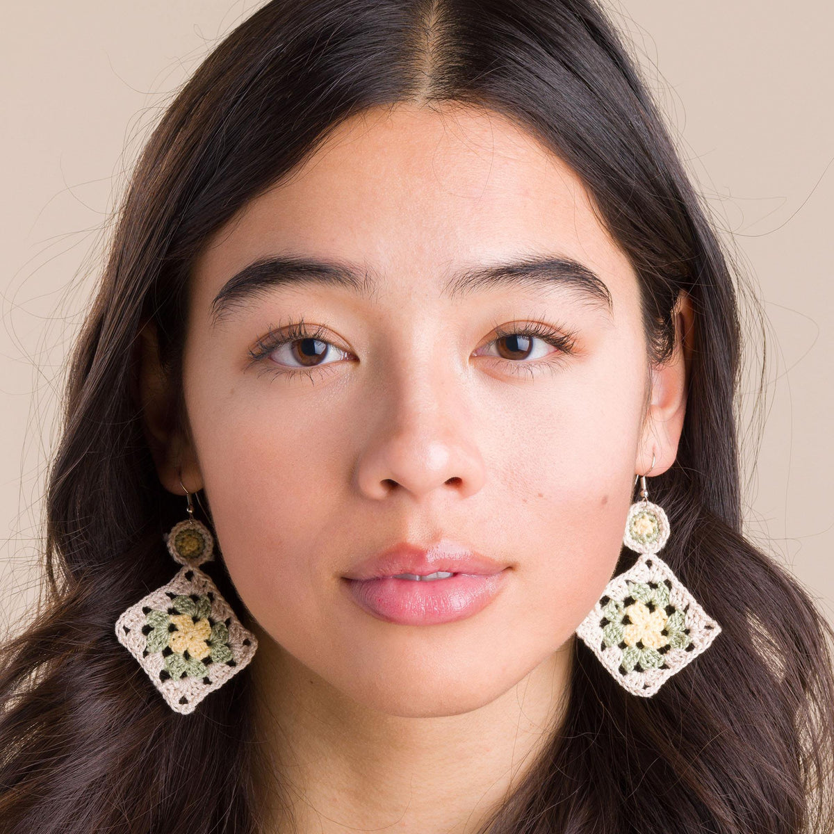 Crochet Earrings made in Aunt Lydia's Classic Crochet Thread