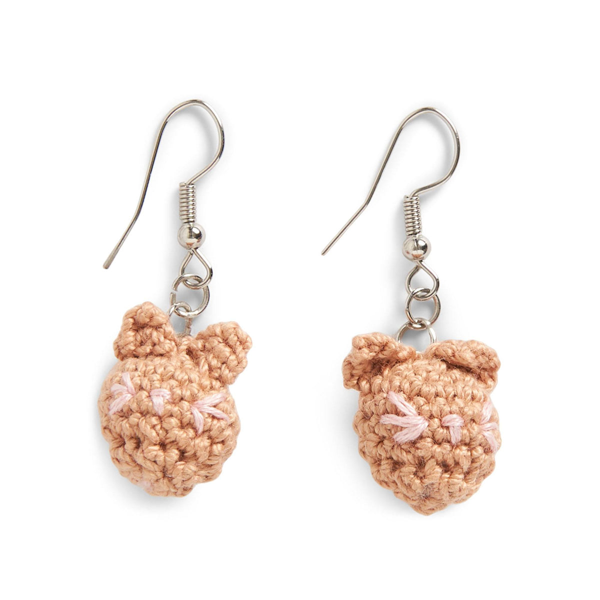 Crochet Earrings made in Aunt Lydia's Classic Crochet Thread