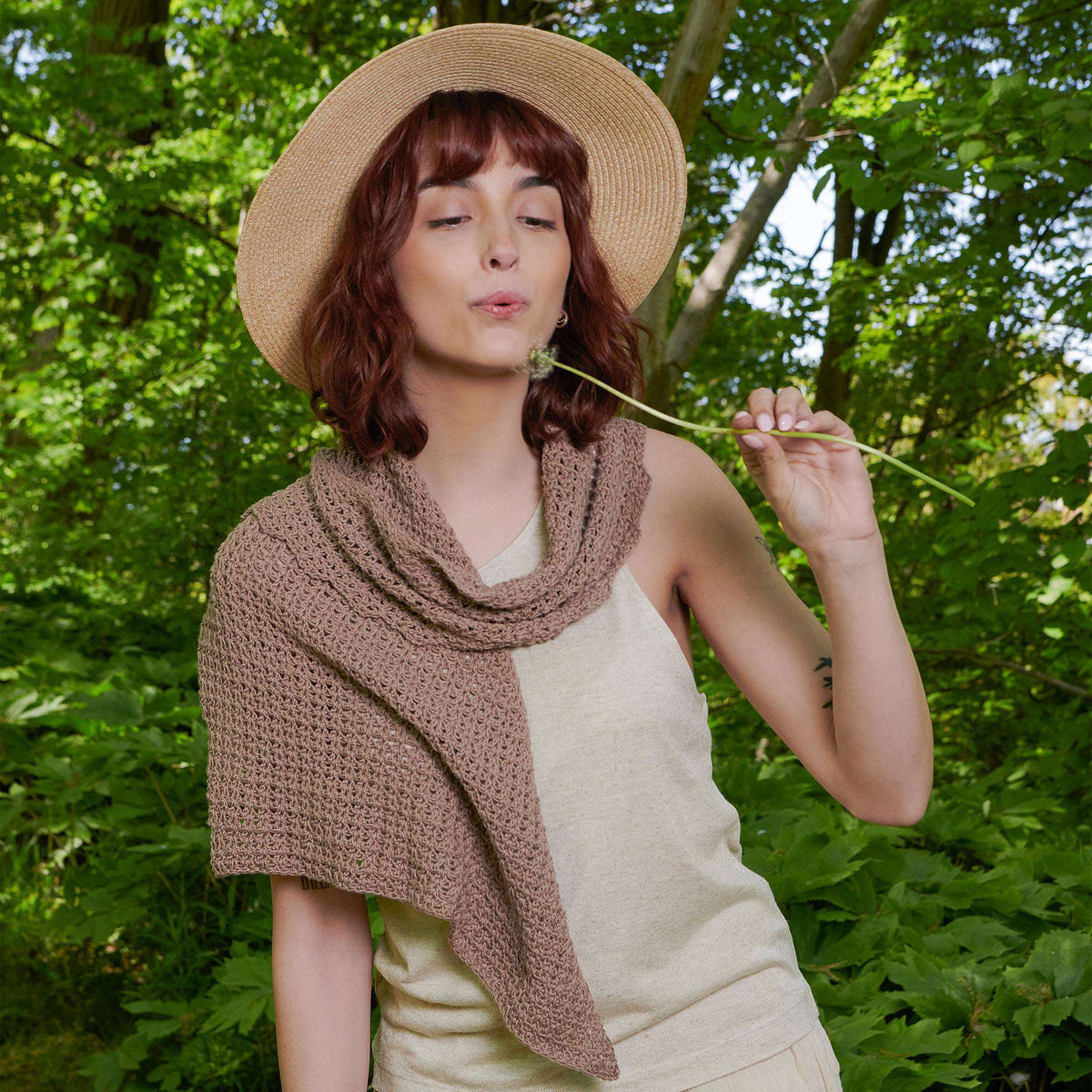 Crochet Shawl made in Aunt Lydia's Baby Shower Thread