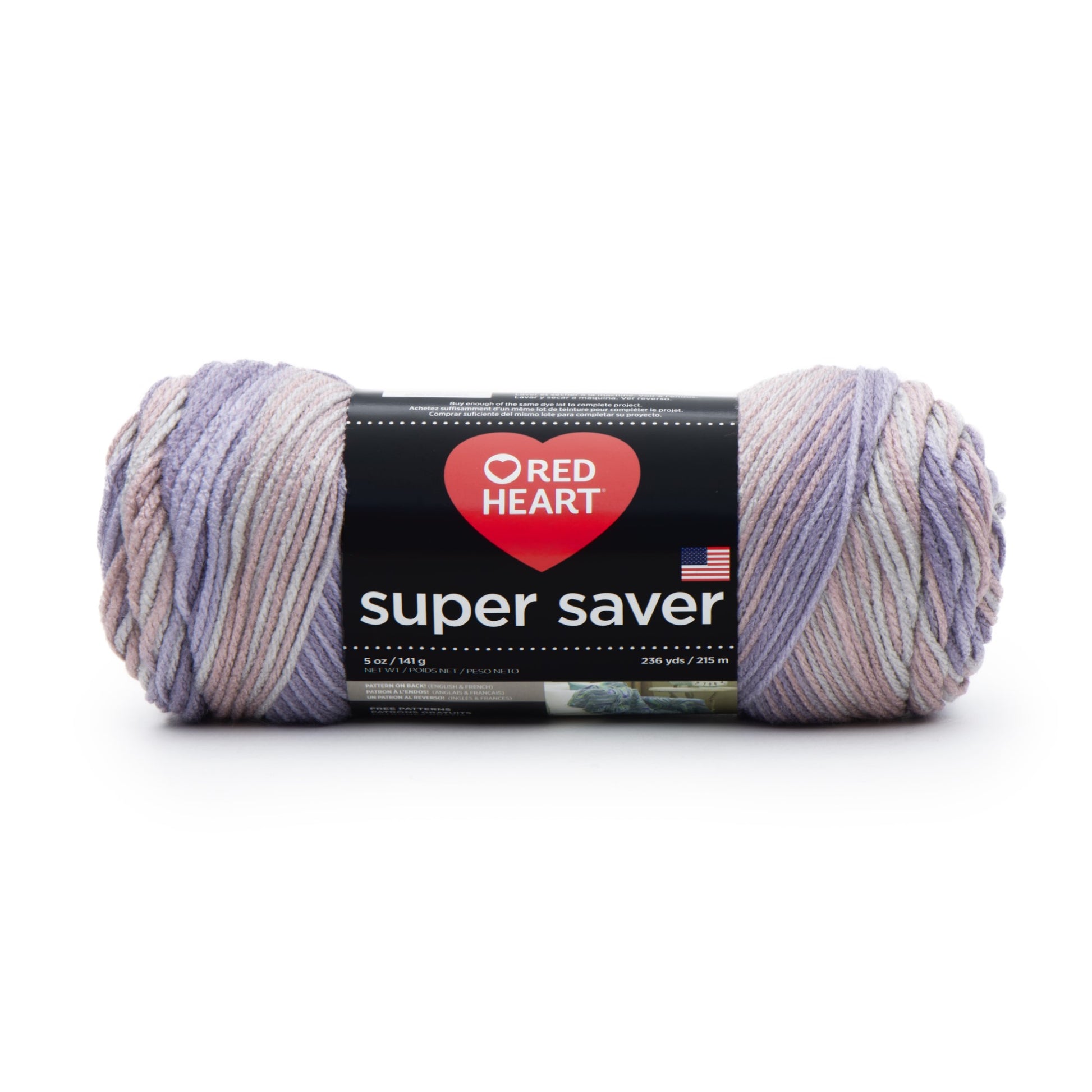 Red Heart Super Saver Yarn Mulberry Mix