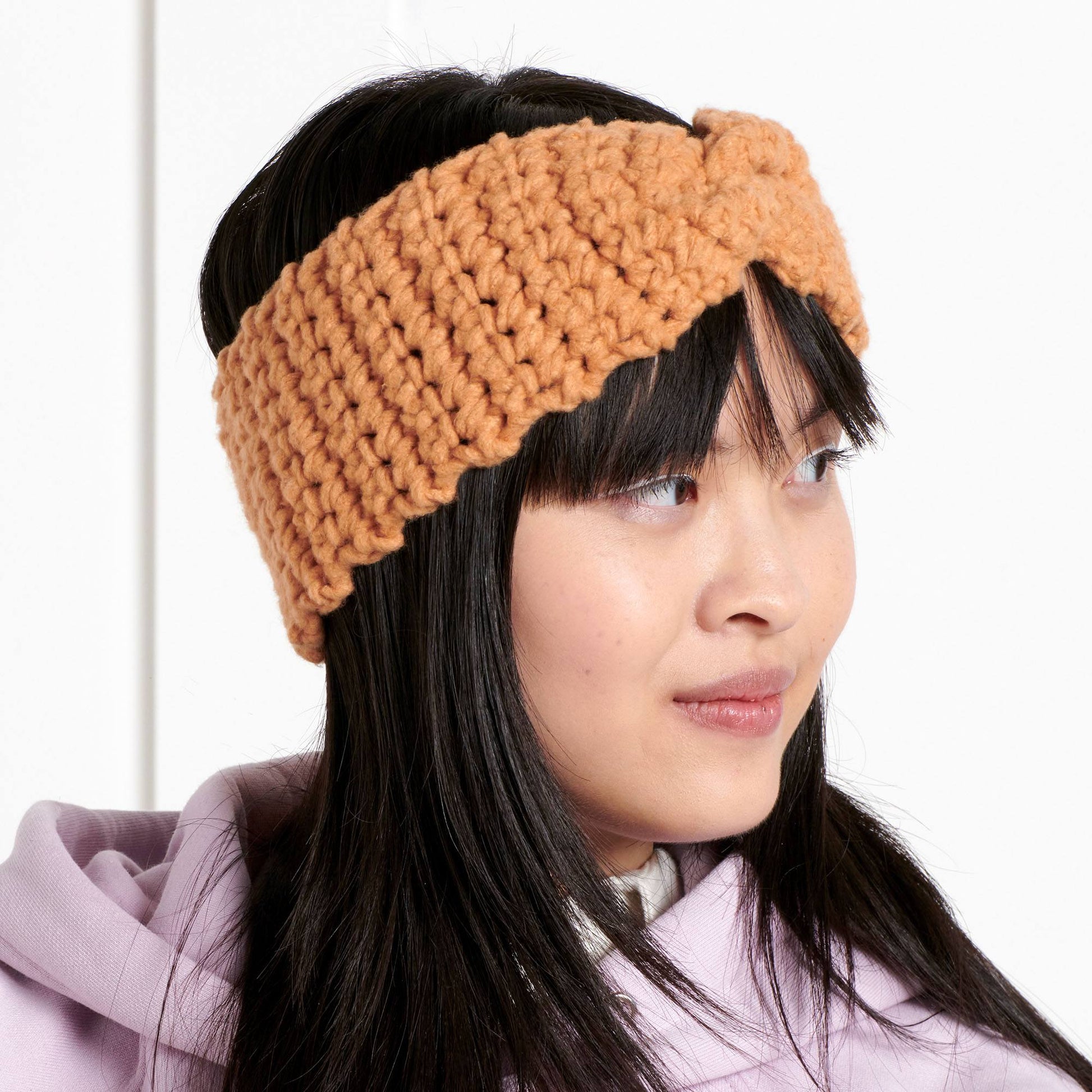 Bernat Beginner Do The Twist Crochet Headband Pattern