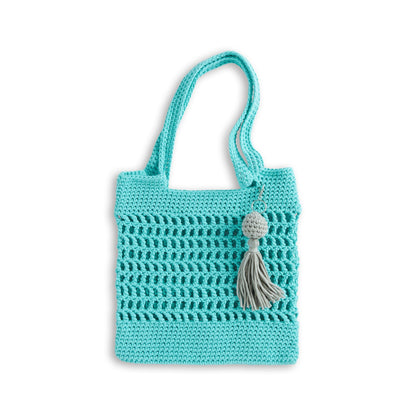 Bernat Beginner In the Market Crochet Bag Aqua
