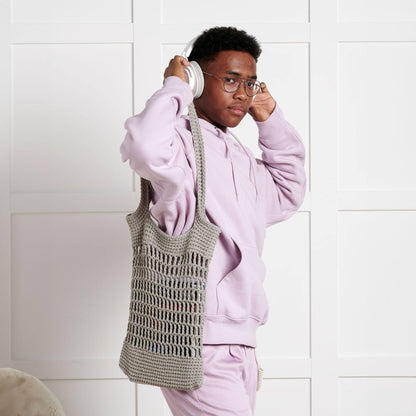 Bernat Beginner In the Market Crochet Bag Clay