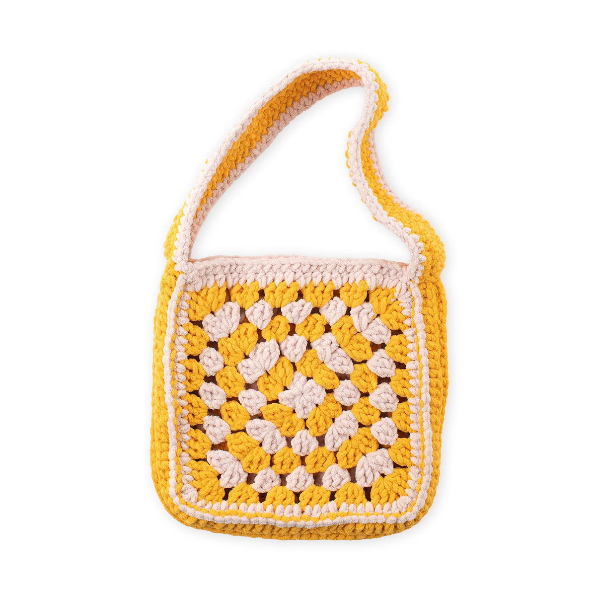 Crochet Tote Bag made in Bernat Blanket Yarn