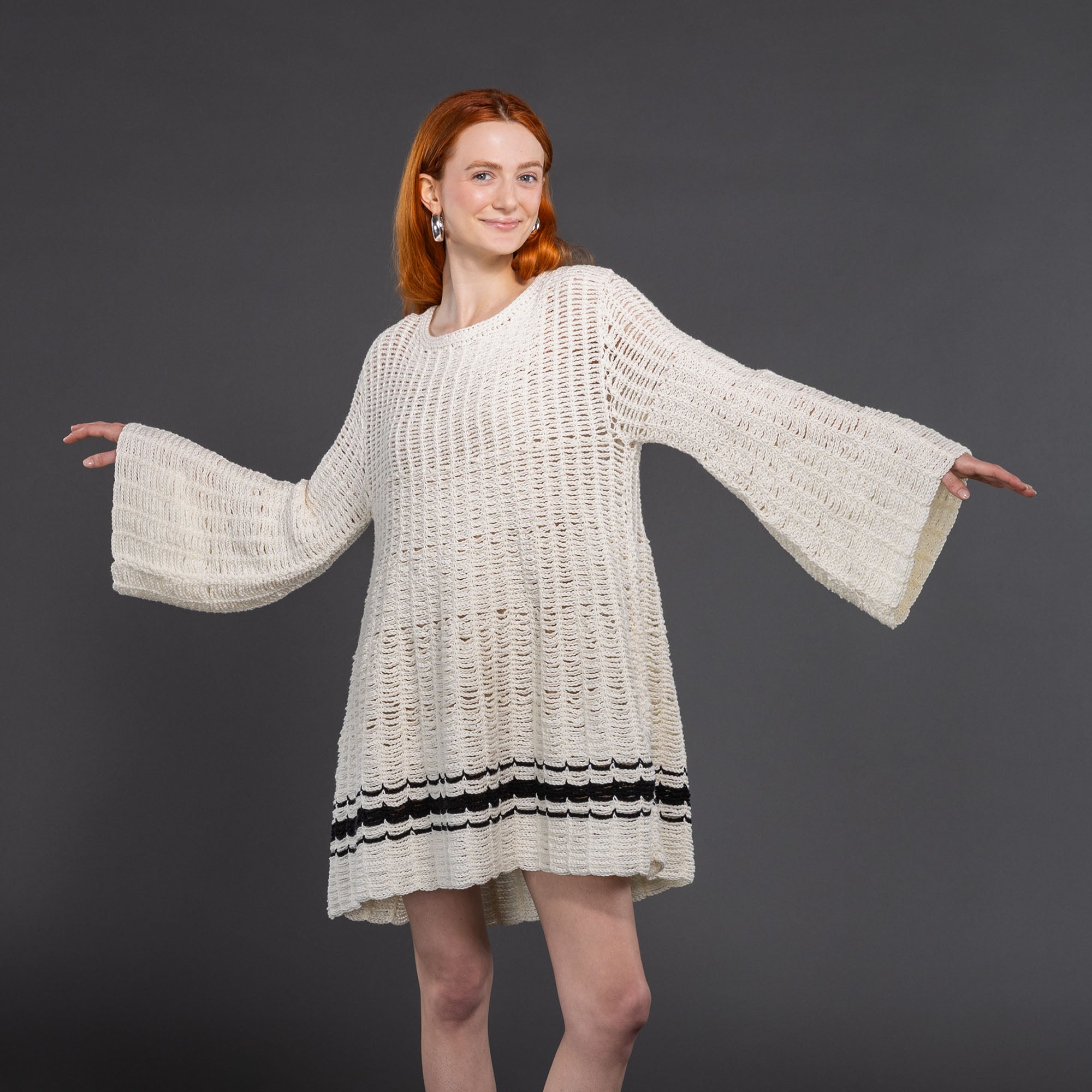 knit trapeze dress Floral Jersey Dresses This silky knit trapeze dress is a perfect blend of refinement and comfort Knit turtle neck trapeze dress