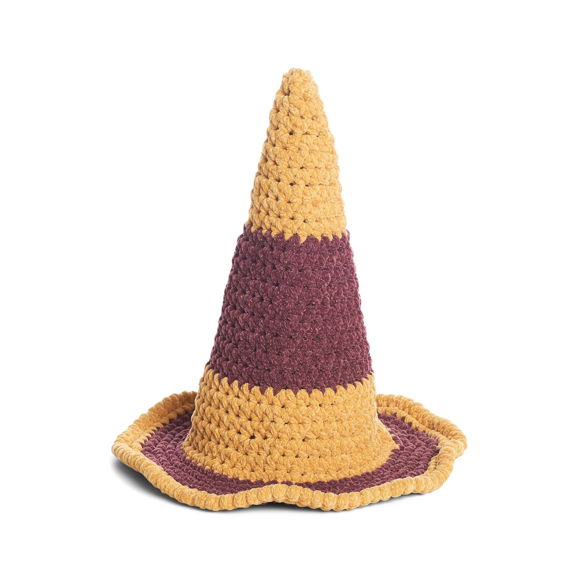 Free Bernat Crochet Magical Witch Hat Pattern