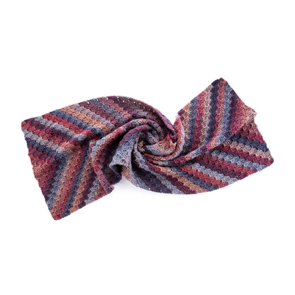 Bernat Wavelength Crochet Shawlvron Crochet Shawl made in Bernat Yarn