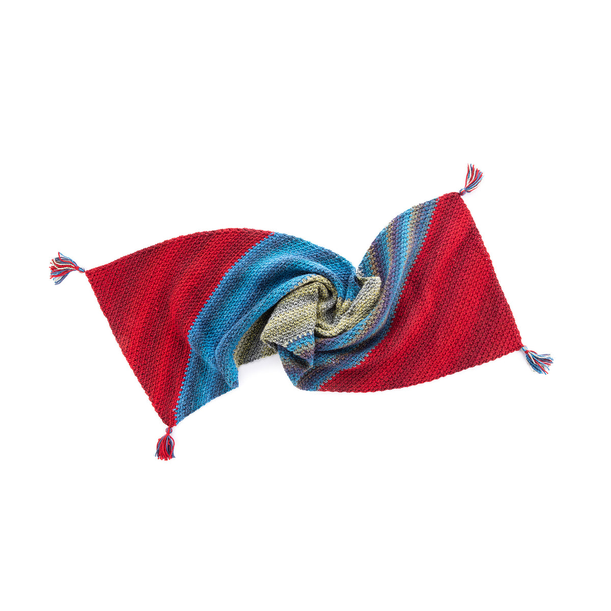 Crochet Shawl made in Bernat Yarn