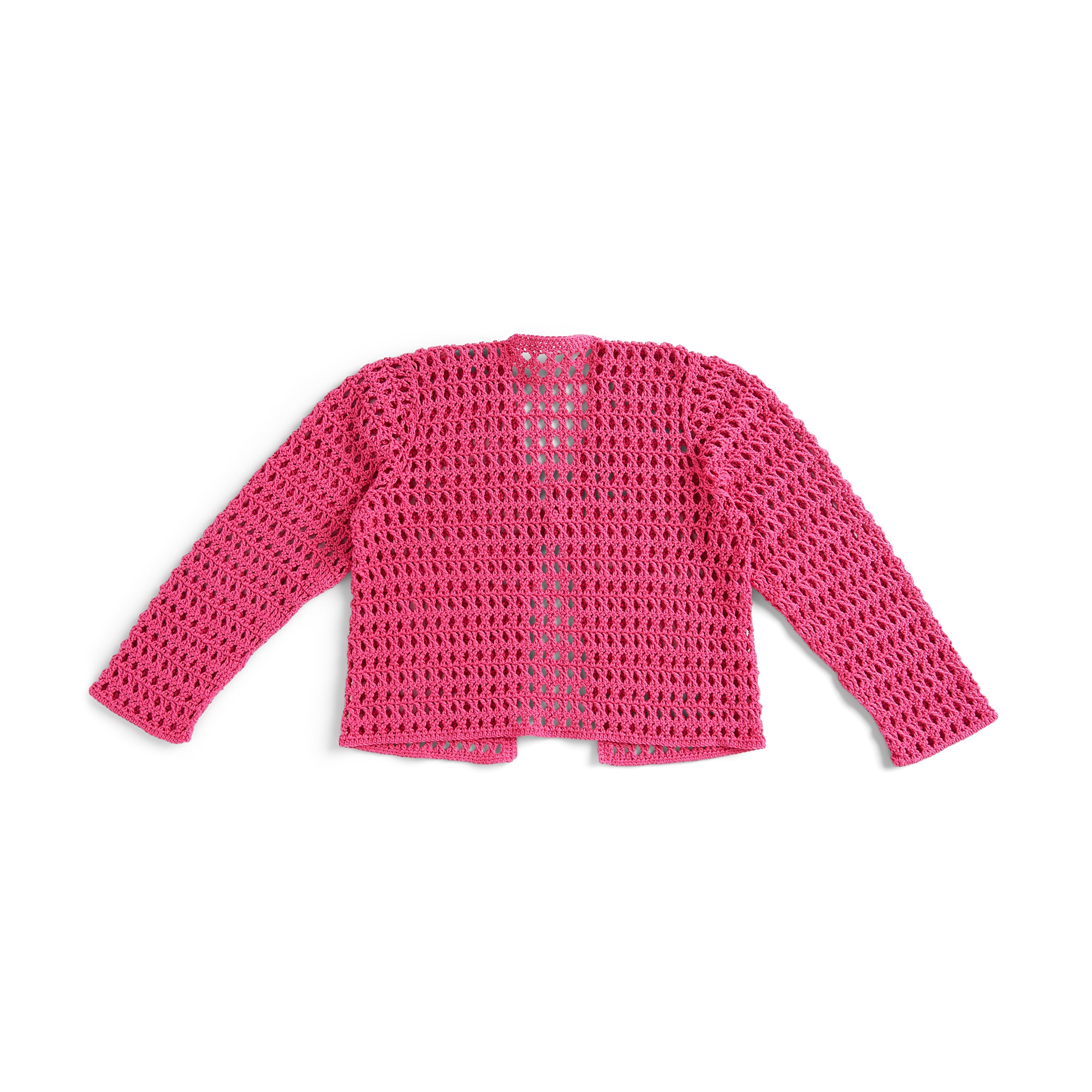 Free Bernat Mesh Cardigan Crochet Pattern | Yarnspirations