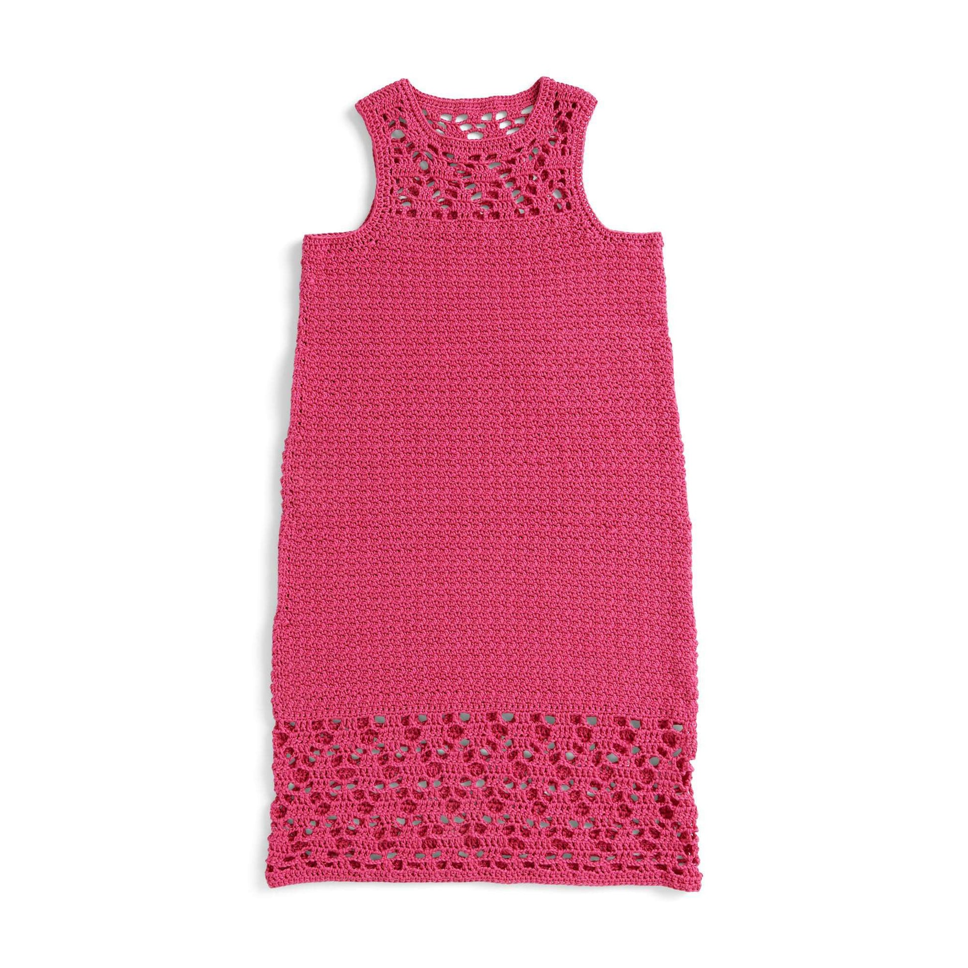 Free Bernat Crochet Lace Trim Tank Dress Pattern