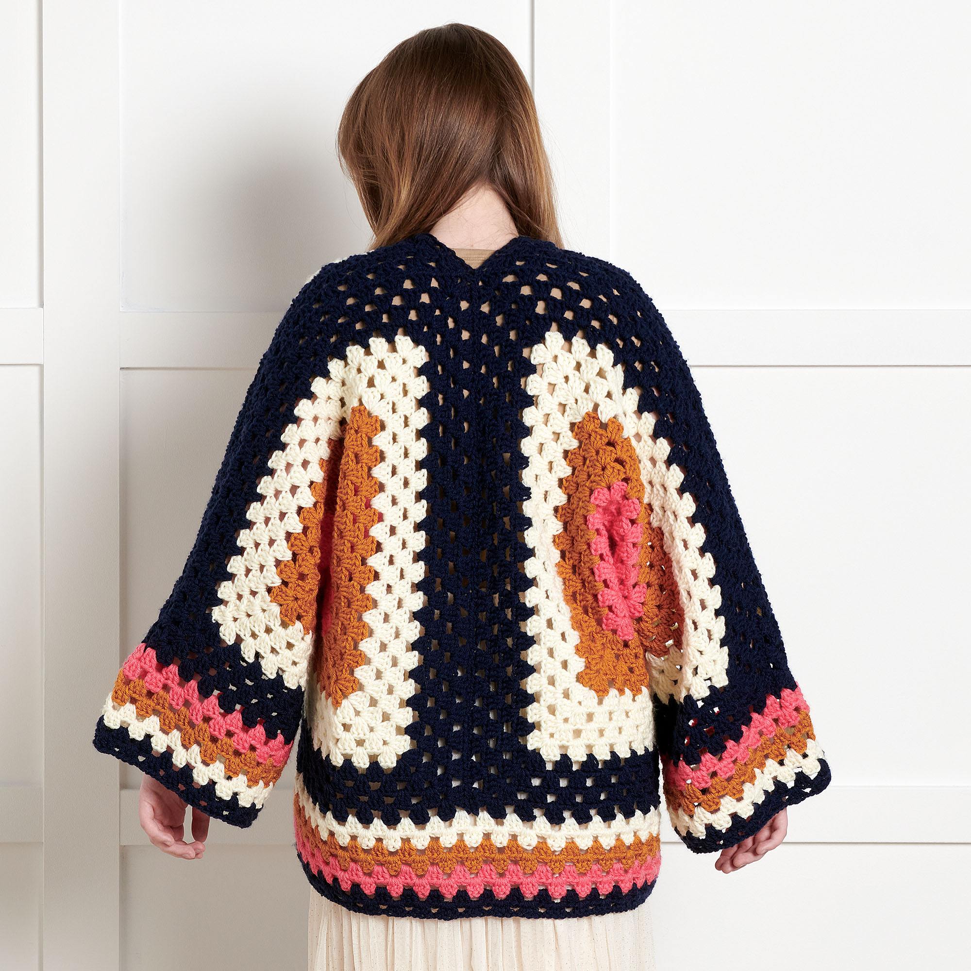 【ENFOLD】新品タグ付き ＨＥＸＡＧＯＮ　ＣＡＲＤＩＧＡＮ SAX 38 Nocturne Hexagon Cardigan Crochet Pattern: Goth Witch Cottagecore
