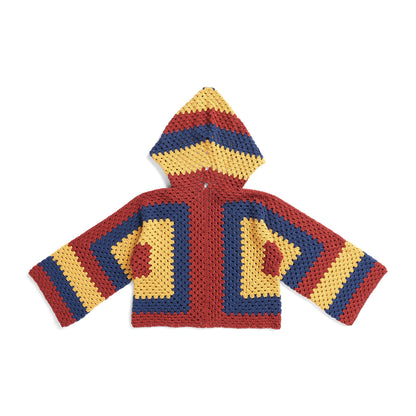 Bernat Crochet Hexi Hoodie Pullover Crochet Pullover made in Bernat Yarn