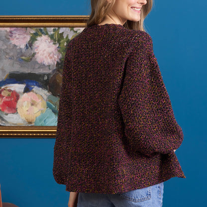 Bernat Nightscape Crochet Cardigan Bernat Nightscape Crochet Cardigan