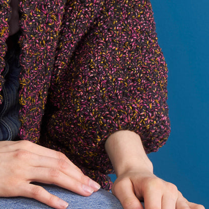 Bernat Nightscape Crochet Cardigan Bernat Nightscape Crochet Cardigan