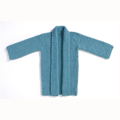 Bernat Crochet Moss-Stitch Car Coat Bernat Crochet Moss-Stitch Car Coat
