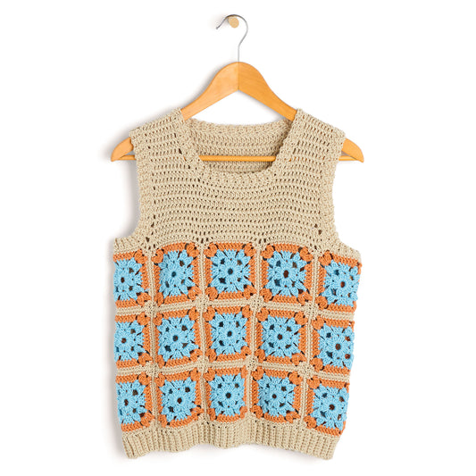 Bernat Granny Square Crochet Top