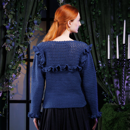 Bernat Crochet Vintage Ruffle Top Bernat Crochet Vintage Ruffle Top