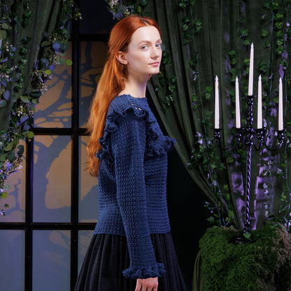 Bernat Crochet Vintage Ruffle Top Bernat Crochet Vintage Ruffle Top