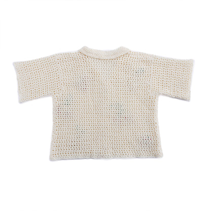 Bernat Crochet Fruit Bowl Camp Shirt Bernat Crochet Fruit Bowl Camp Shirt
