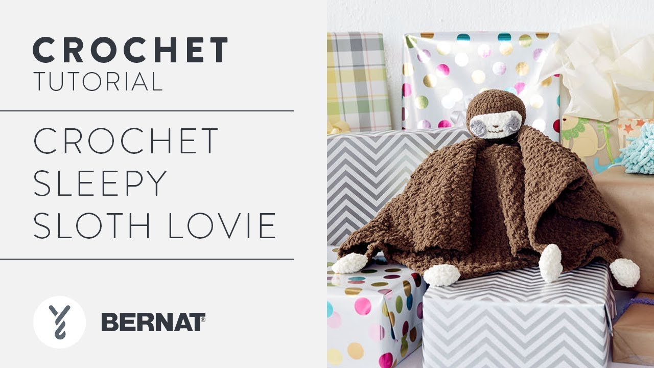 Bernat Crochet Sleepy Sloth Lovey