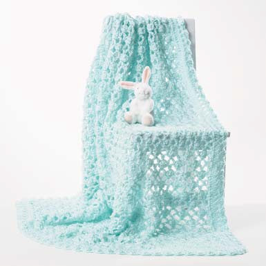 Bernat Airy Crochet Baby Blanket All Variants