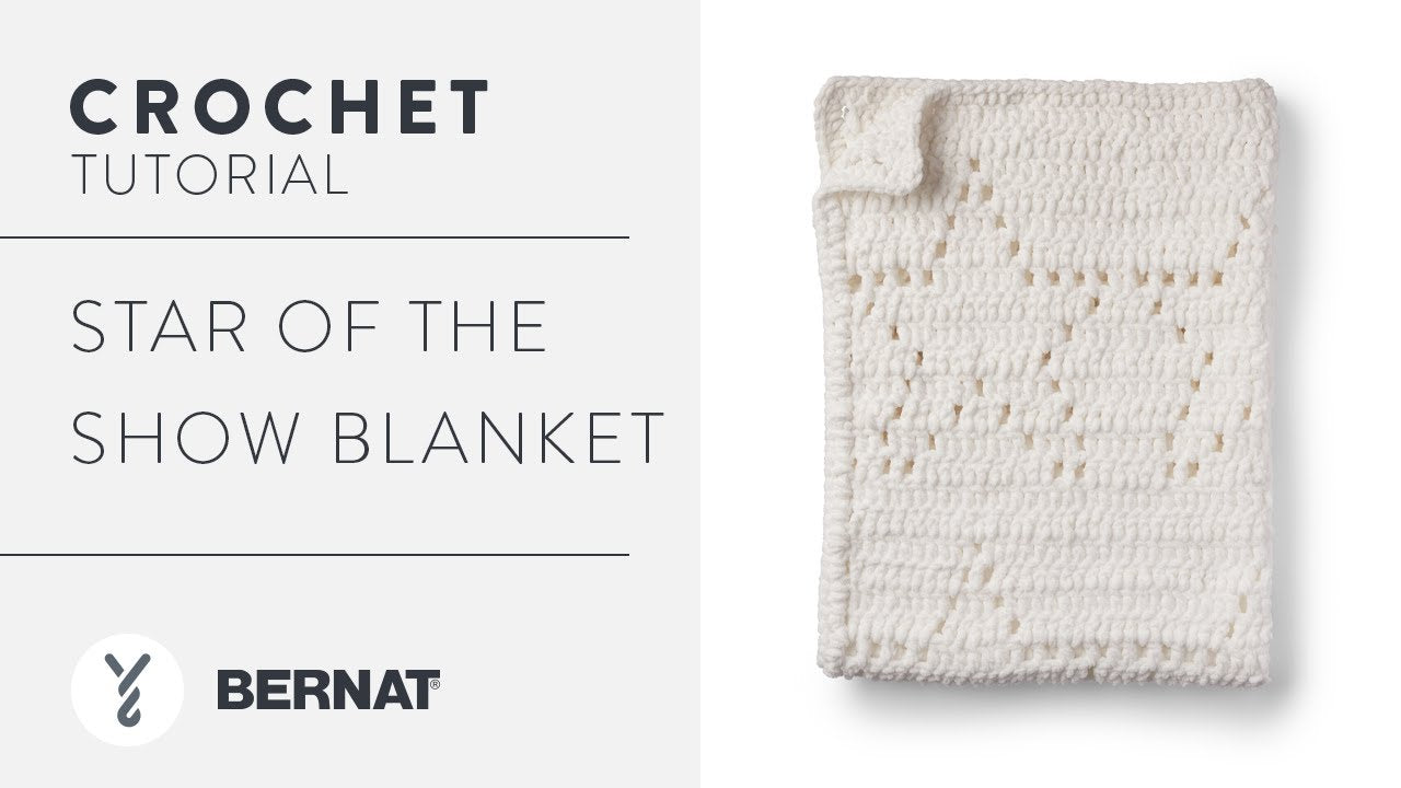 Bernat Star Of The Show Crochet Blanket