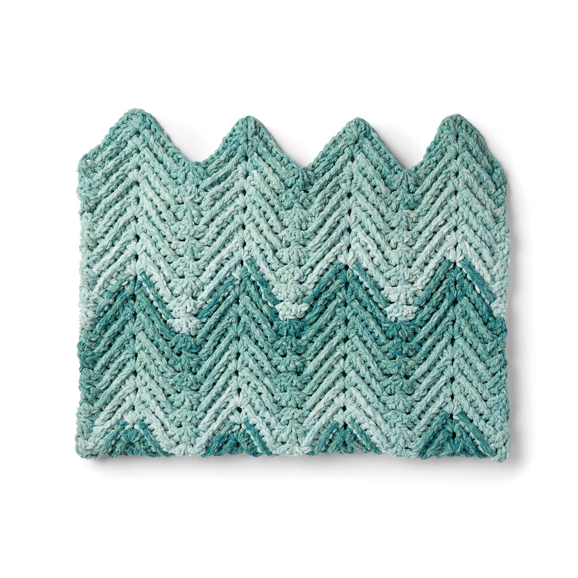 Free Bernat Ridged Crochet Baby Blanket Pattern