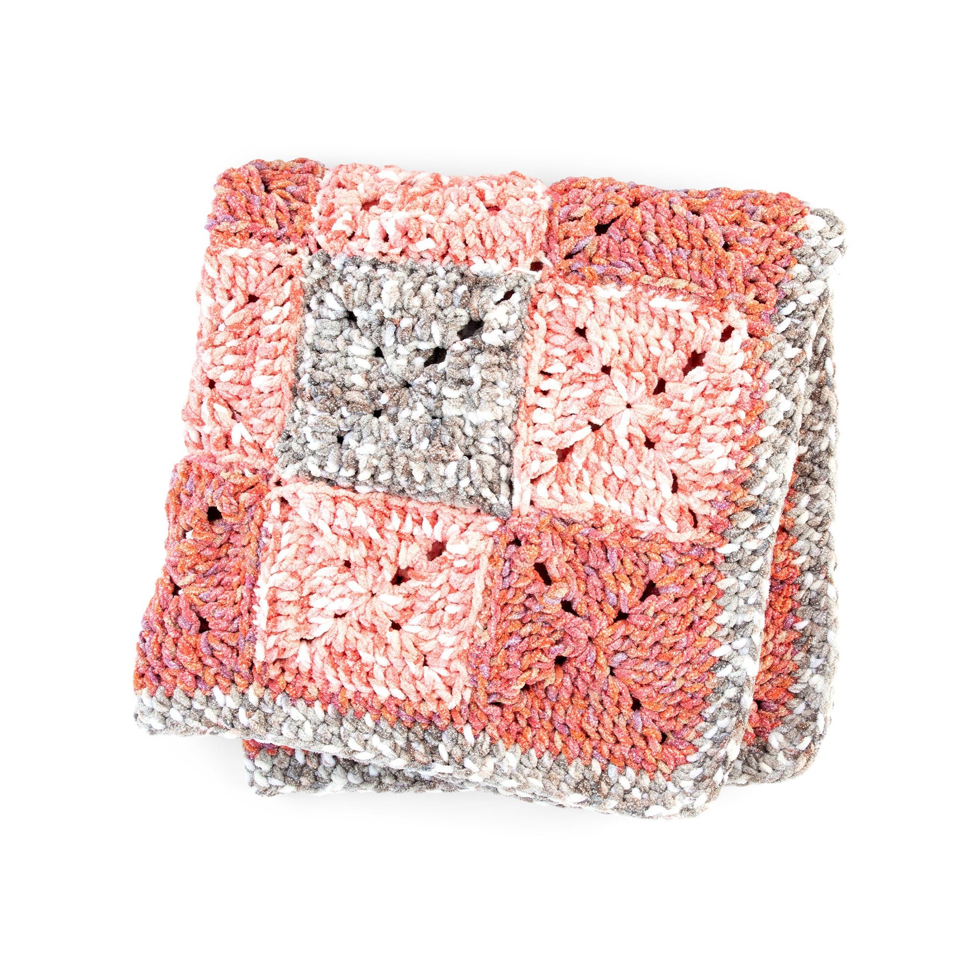 Free Bernat Crochet Gingham Blanket Pattern