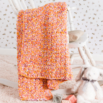 Bernat Sunset Bubbles Crochet Blanket Crochet Blanket made in Bernat Baby Blanket Yarn