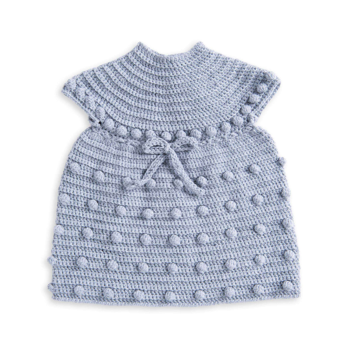 Crochet Dress made in Bernat Softee Baby Yarn