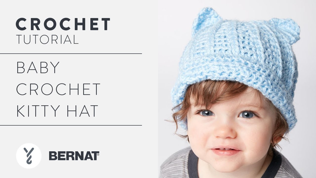 Bernat Baby Crochet Kitty Hat