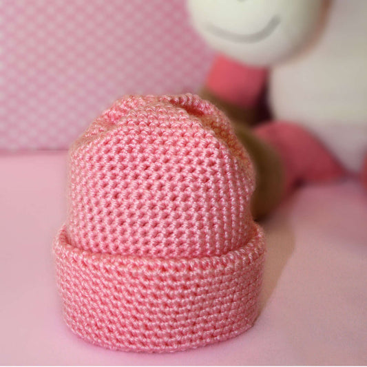 Crochet Hat made in Bernat Softee Baby Yarn