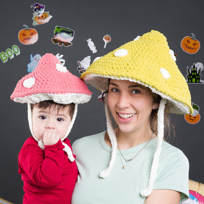 Bernat Crochet Mushroom Cap All Variants
