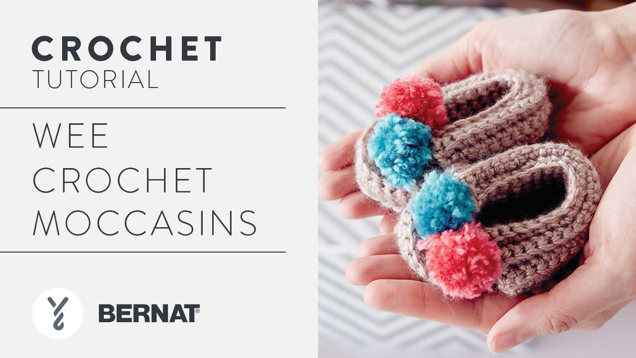 Bernat Wee Crochet Moccasins