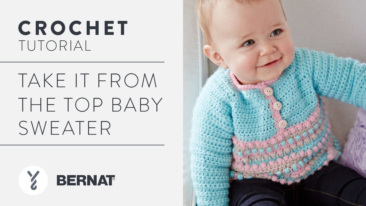 Bernat Take It From The Top Pullover Crochet