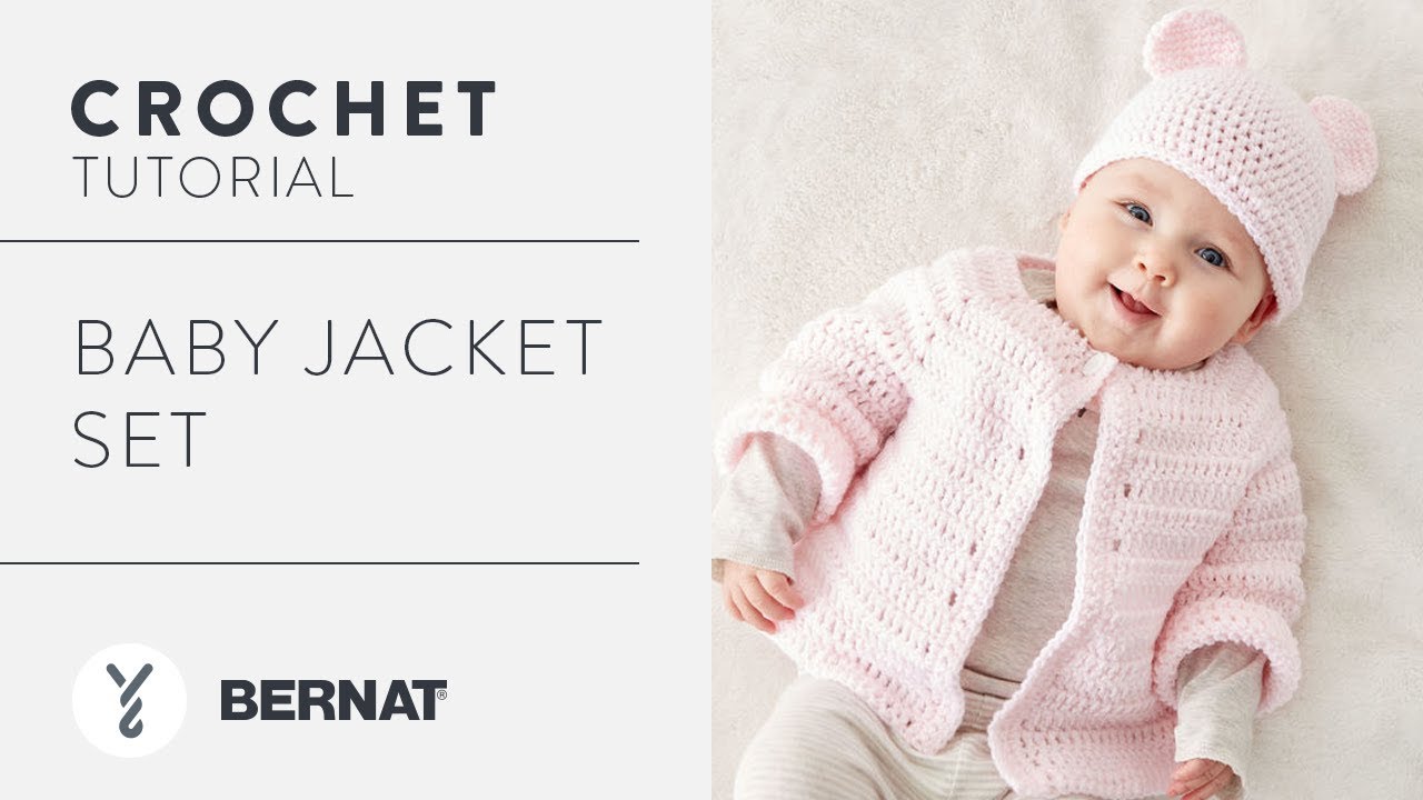 Bernat Crochet Baby Jacket Set