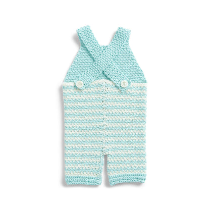 Bernat Crochet Striped Baby Romper Bernat Crochet Striped Baby Romper